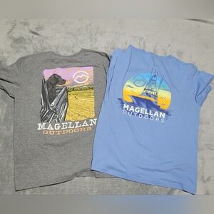 Magellan Outdoors Kids Tees - Gray and Blue
